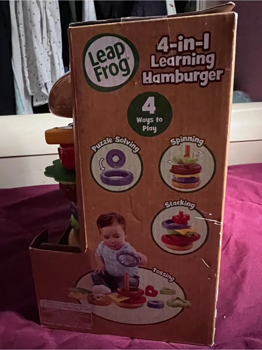 LeapFrog 4-in-1 Learning Hamburger Toy - Multicolor
